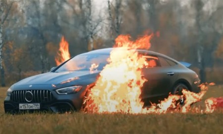 Spalił Mercedesa-AMG GT 63 S