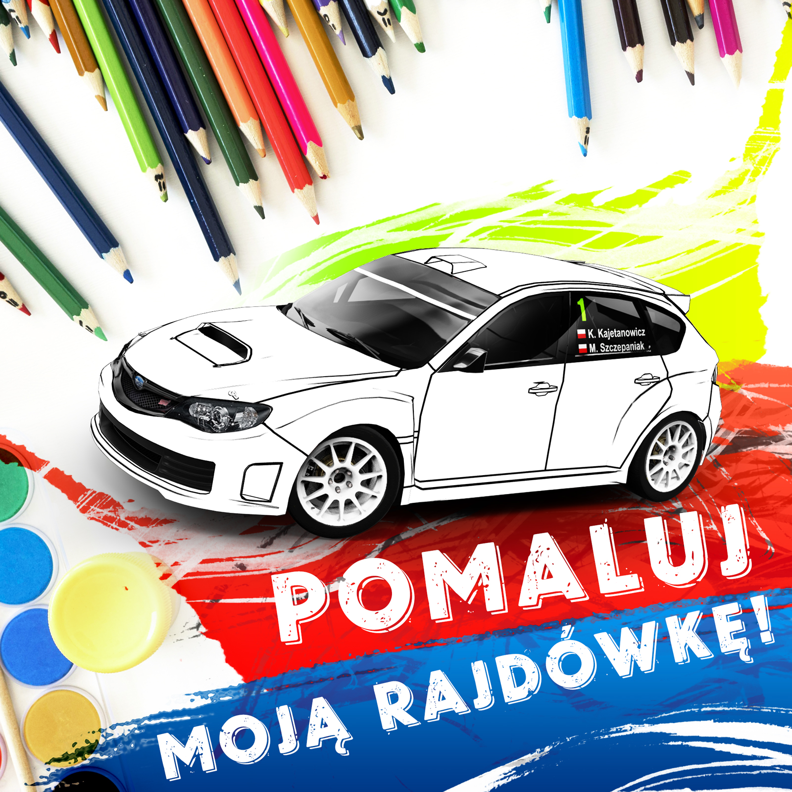 Pomaluj rajd&oacute;wkę Kajetana Kajetanowicza!
