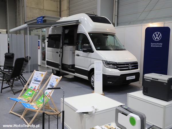 VW Grand California na targach Caravans Salon Poland 2021