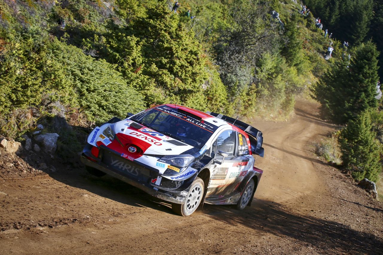 Zespół Toyoty przed Rajdem Finlandii
