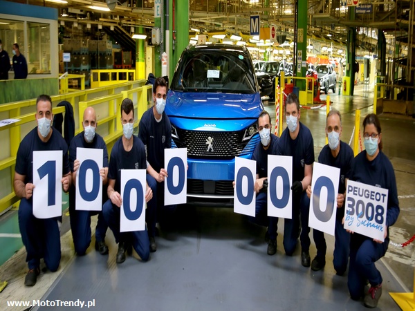 Milionowy Peugeot 3008