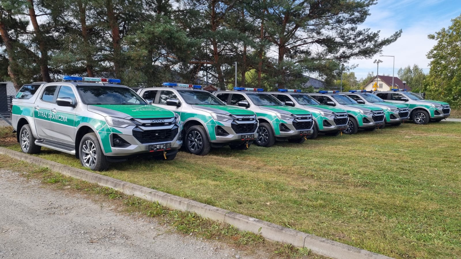 Isuzu we flocie Straży Granicznej