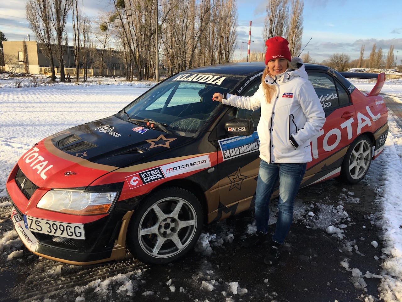 Klaudia Podkalicka - jedyna kobieta za kierownicą startuje w Barbórce
