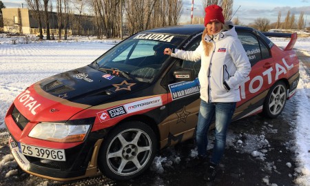 Klaudia Podkalicka - jedyna kobieta za kierownicą startuje w Barbórce
