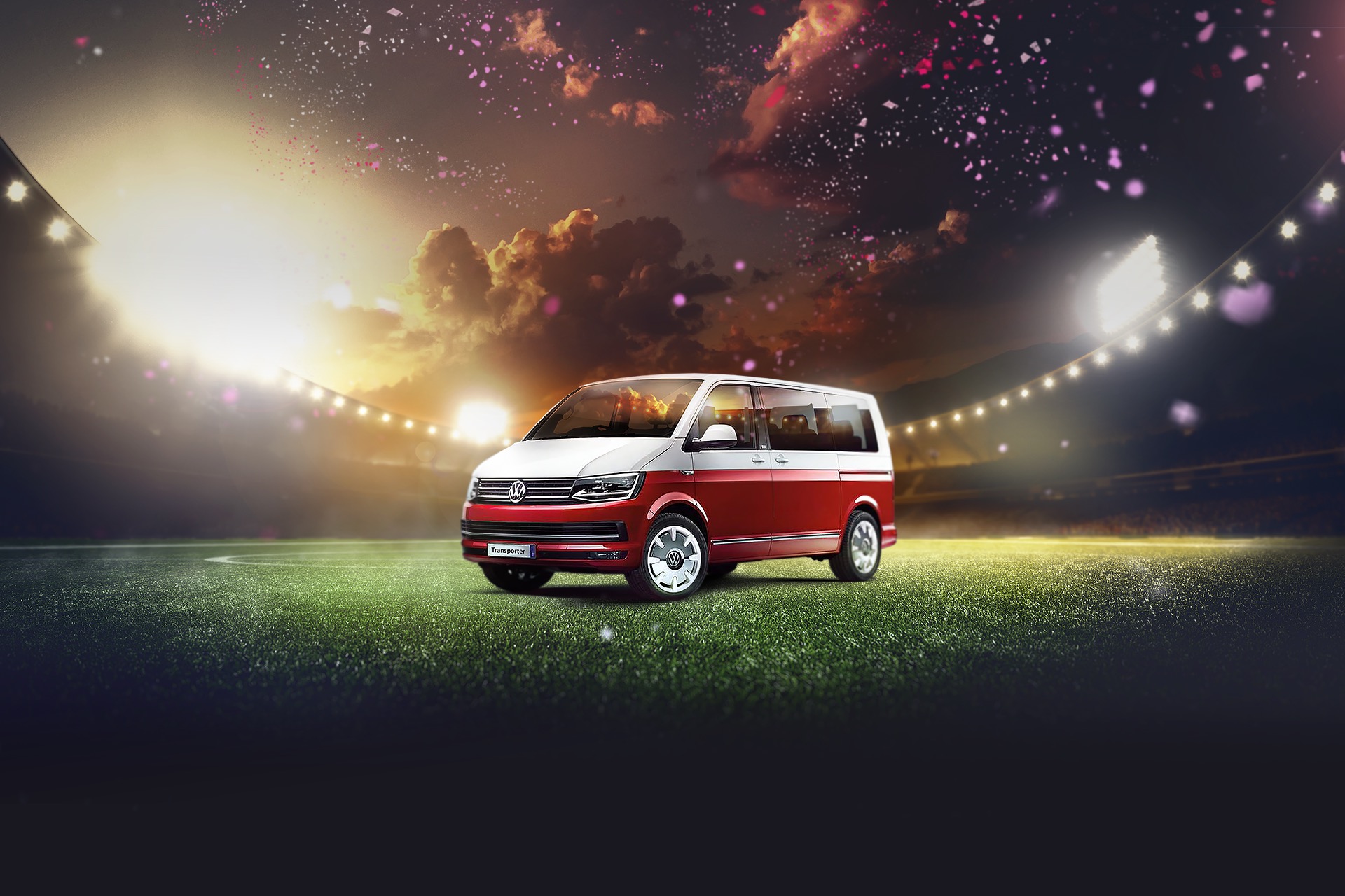 Taks&oacute;wką VW na mecz Polska-Holandia