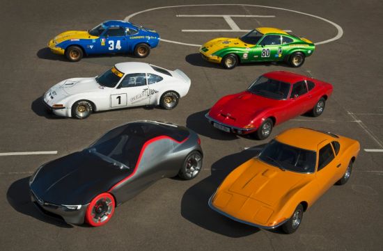 Studyjny Opel GT Concept na Techno Classica