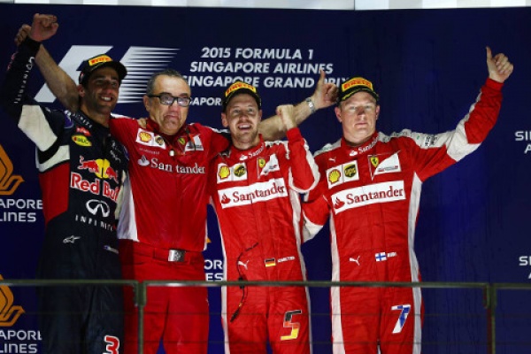 Sebastian Vettel &ndash; po raz czwarty w Singapurze