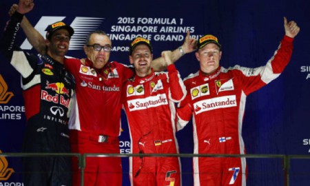 Sebastian Vettel &ndash; po raz czwarty w Singapurze