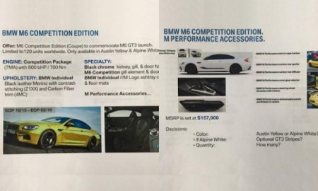 BMW M6 Competition Edition