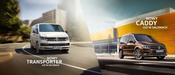 Nowy VW Caddy i T6 w salonach