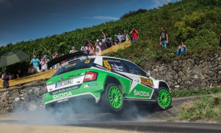 Kopeck&yacute; kompletuje hat-tricka dla Skody w WRC2