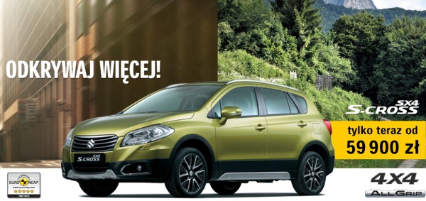 Suzuki SX4 S-Cross w nowej cenie