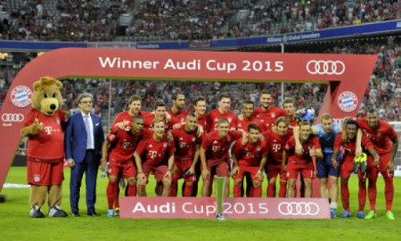 FC Bayern po raz trzeci z pucharem Audi Cup