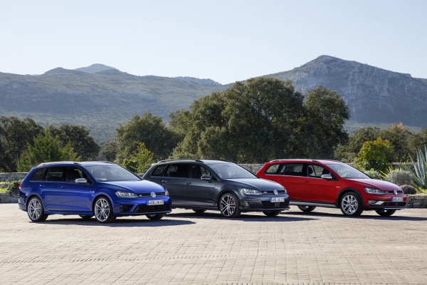Golf Variant w wersjach Alltrack, GTD i R