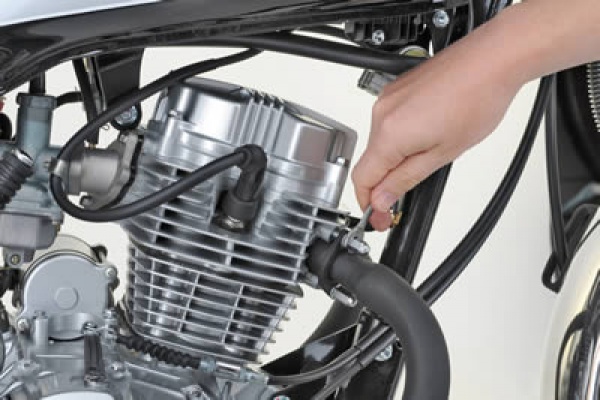Motocykl gotowy na nowy sezon