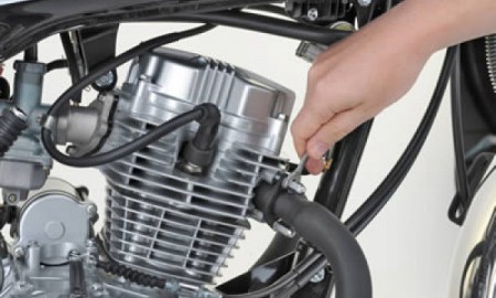 Motocykl gotowy na nowy sezon