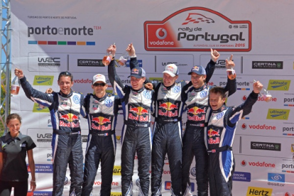 Rajd Portugalii – podium VW