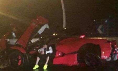 Ferrari LaFerrari – wypadek w Szanghaju