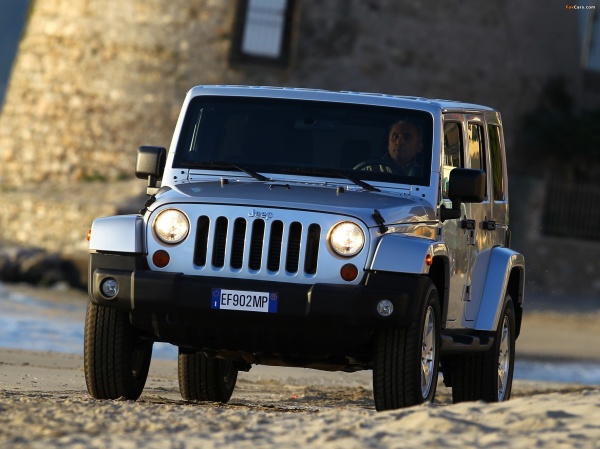 Jeep Wrangler do serwisu