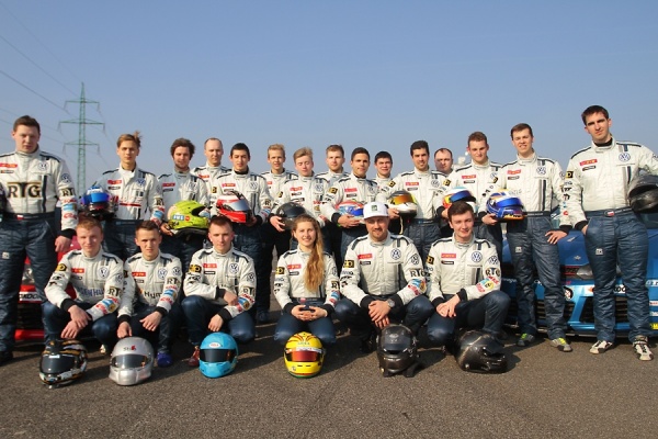 Volkswagen Golf Cup &ndash; trening na Slovakiaring