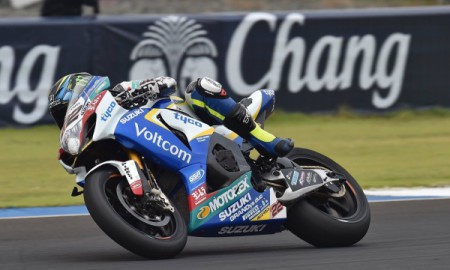 Alex Lowes na podium w Tajlandii